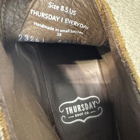 Thursday Boot Co Scout Chukka Mocha Suede Waxed Leather Quality Durable Men 8.5